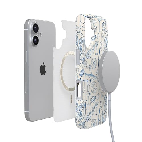 Casely iPhone 17 Case | Amalfi Aperitivo | Dolce Vita | Compatible with MagSafe | Classic Ultra Slim Design - color: Dolce Vita | Amalfi Aperitivo