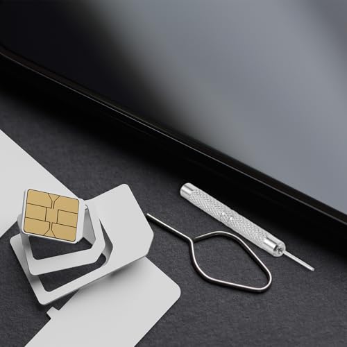30pcs SIM Eject Tool - SIM Card Tray Ejector Removal Needle - Phone Opening Tool - Opening Needle Compatible with Cell Phone Tablet - 0.03 Inch Diameter