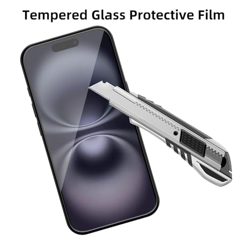 [4 Pack Glass Screen Protector Compatible for iPhone 16 Plus/ 15 Plus / 15 Pro Max /16 + 15 [6.7 Inch] [9H Hardness]-HD Screen Tempered Glass, Scratch Resistant,[Case Friendly] - size: iPhone 16 Plus/ 15 Plus