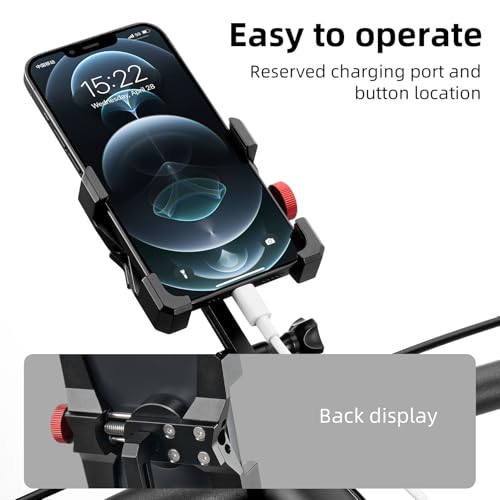 ROCKBROS Aluminum Bike Phone Mount for 4.7-7.1" Phones Handlebar Mount - style: Handlebar Mount
