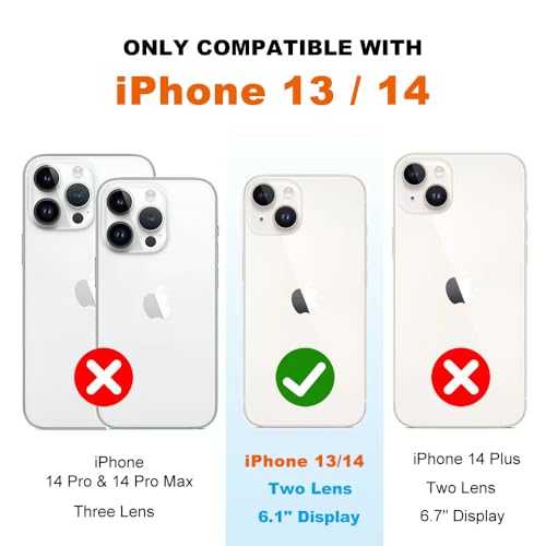 for iPhone 14/13 Clear Bumper Frame No-Back Case, Thin Ultra-Light Anti-Yellowing Transparent Protection Heat Dissipation Bezel Phone Cover Case 6.1" - color: Clear, size: iPhone 14/13