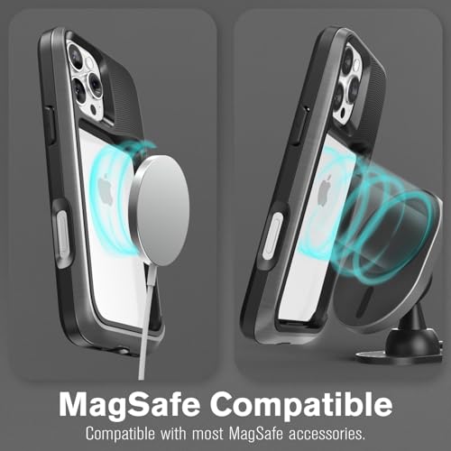 VENA vCommuteX for iPhone 16 Pro Max Wallet Case, Black - color: MagSafe Compatible - Black, size: iPhone 16 Pro Max