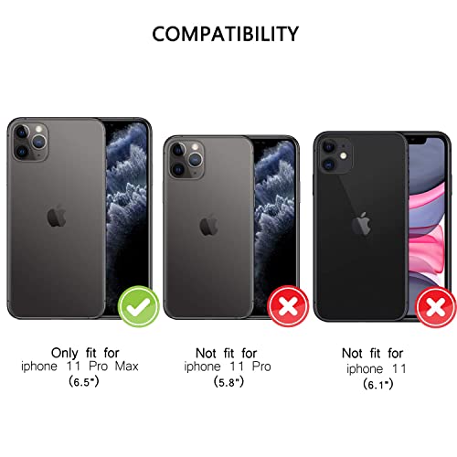 japezop Compatible with iPhone 11 Pro Max Wallet Case with Card Holder[RFID Blocking],Leather Magnetic Flip Case for iPhone 11 Pro Max 6.5 inch(Blue) - color: Blue, size: iPhone 11 Pro Max 6.5 Inch
