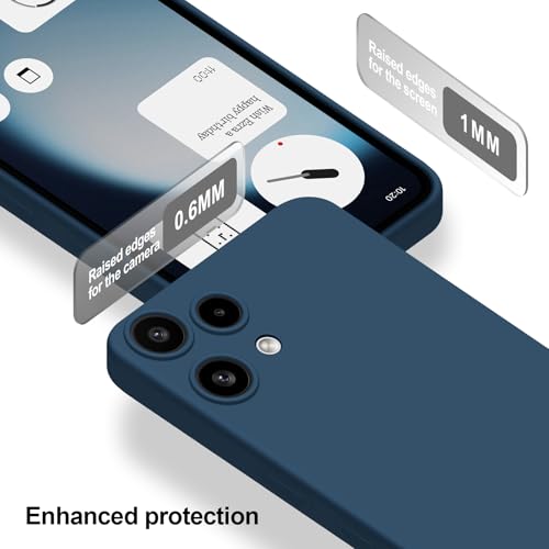 Silicone Case for Nothing Phone 3A Lite, Blue - color: Blue, size: Nothing Phone 3A Lite