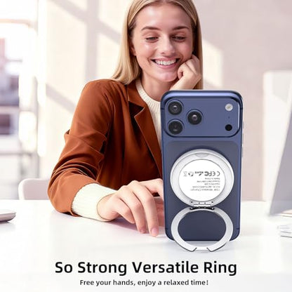 EGK Mag.Safe Charger for iPhone, Magnetic Wireless Charger Stand for iPhone 12-17 Series & AirPods Pro 4-2 with 6.6ft USB-C Charging Cable