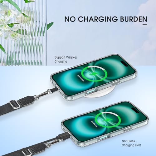 2 Pack Phone Lanyard Adjustable Crossbody Strap Initial M Patch - style: Lanyard letter sign M