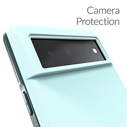 Crave Slim Guard for Google Pixel 6, Shockproof Case for Google Pixel 6 - Aqua - color: Aqua