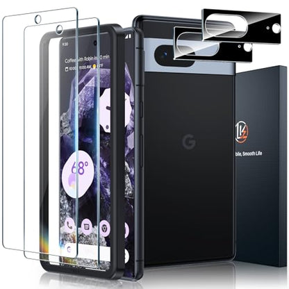 LK 2 Pack for Google Pixel 8 Screen Protector, 2 Pack Camera Lens Protector - size: Pixel 8
