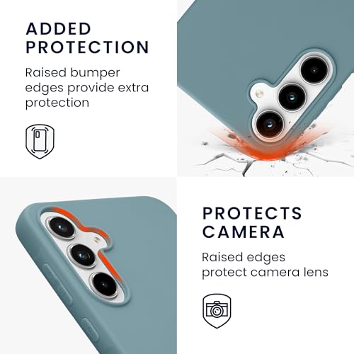 kwmobile Case Compatible with Samsung Galaxy A55 5G Case - Soft Slim Protective TPU Silicone Cover - Antique Stone - color: Antique Stone, size: Galaxy A55 5G