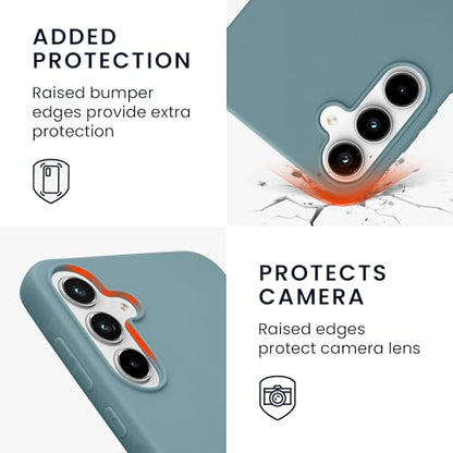 kwmobile Case Compatible with Samsung Galaxy A55 5G Case - Soft Slim Protective TPU Silicone Cover - Antique Stone - color: Antique Stone, size: Galaxy A55 5G