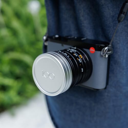 Q3 43 Metal Lens Cap Protector for Leica Q3 43 Q Q-P Camera Accessories - color: Silver