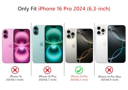 NITITOP Compatible with iPhone 16 Pro Case Clear Cute Bow Ribbon Love Heart Pattern for Women Girls Bowknot Full Camera Lens Soft TPU Slim Shockproof Protective Cover - White - color: White, size: iPhone 16 Pro
