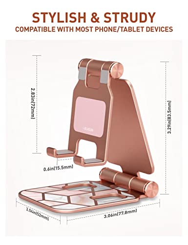 i-Blason Cell Phone Stand for Desk, Phone Holder fits All Phones, Marble - color: Marble