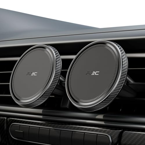 A2C 2 Pack Slim Magnetic Phone Holder for Car, Rental Car Essentials Travel - style: 2-Pack