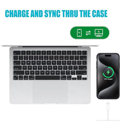 Battery Case for iPhone 15 Pro Max, 12000mAh High-Capacity Protective Rechargeable Extended Charger Cover Compatible with iPhone 15 Pro Max (6.7 inch) Wireless Charging Case Support Carplay - Black - size: iPhone 15 Pro Max