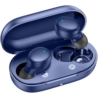 kurdene Wireless Earbuds Bluetooth 5.3 Light Weight in Ear Headphones - color: Blue