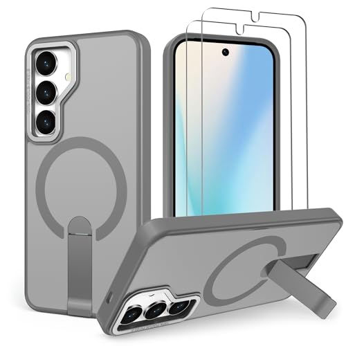 for S24-Case/S25-Case, Compatible with MagSafe, Gray - color: Gray, size: Galaxy S24 6.2"