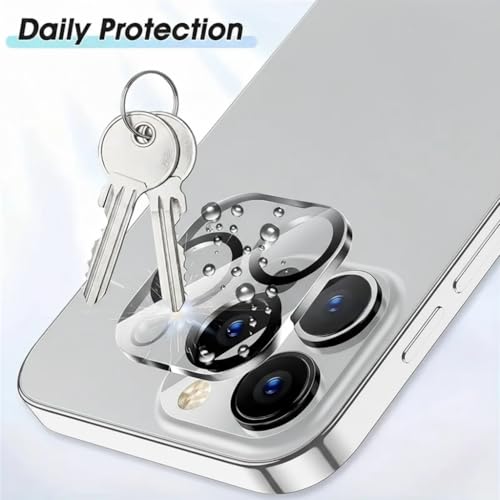 4Pack Privacy Screen Protector for iPhone 15 Pro Max [6.7 inch]+4Pack Camera Lens Protector with Installation Frame,Dynamic Island Compatible,Anti Spy Tempered Glass[9H Hardness]-HD