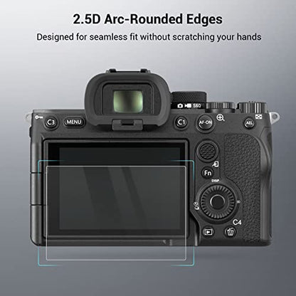SMALLRIG Screen Protector for Sony Alpha 7CR / Alpha 7C II/Alpha 6700 / ZV-E1 / Alpha 7 IV, 0.4mm Ultra-Thin Tempered Glass (4-Pack) - 3750B