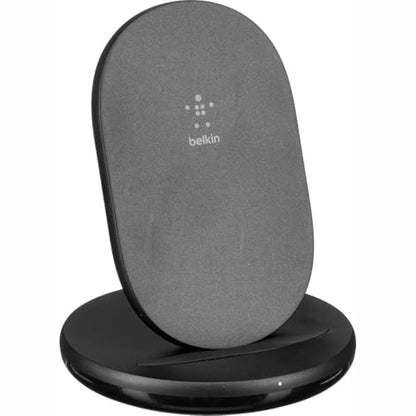 Belkin 15W Wireless Charging Stand, Qi Charger with Power Adapter