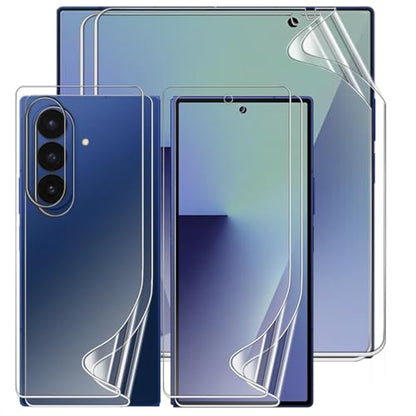 2 Sets Screen Protector for Samsung Galaxy Z Fold 7-8.0", Front Flim + Back Flim Full Coverage HD Clear Scratch Resistant, Premium Folding - size: Samsung Galaxy Z Fold 7