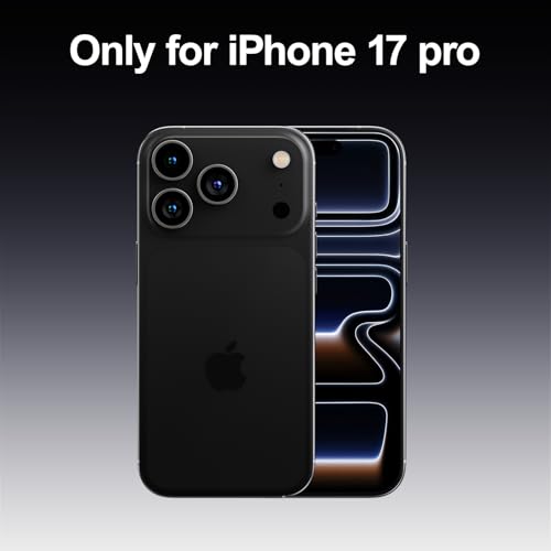 PAUL B for 2025 iPhone 17 Pro Case (Compatible with MagSafe) Military Grade Drop Protection(Drop Tested up to 13FT) Anti Yellowing|Magnetic Rugged Shockproof Phone Cover (Clear Black, iPhone 17 Pro) - color: Clear Black, size: iPhone 17 Pro