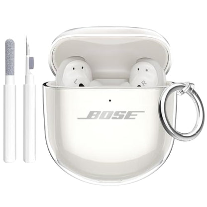 Aircawin for Bose QuietComfort Earbuds II/QuietComfort Ultra 1/2 Case Clear - color: Transparent