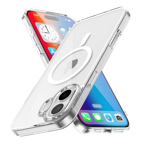 Case for iPhone 16 Plus Clear Compatible with MagSafe [Anti Yellowing] Military Grade Protection TPU Bumper Shockproof Transparent Rugged Phone Case for iPhone 16 Plus 6.7" Clear BC - color: Clear, size: iPhone 16 Plus 6.7"