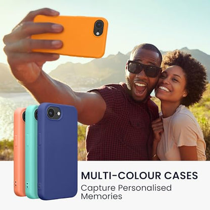 kwmobile Case Compatible with Apple iPhone 17e / iPhone 16e Case - Soft Slim Protective TPU Silicone Cover - Fruity Orange - color: Fruity Orange