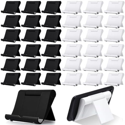Wenqik 36 Pcs Cell Phone Stands Foldable Tablet, Black and White - color: Black and White