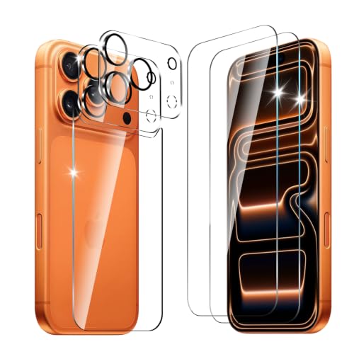 2+1+2 Pack Screen Protector for iPhone 17 Pro Max - size: 17 Pro Max