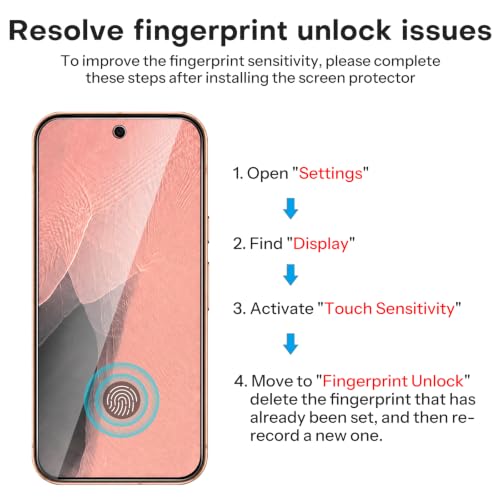 OMOTON 3+2 Pack for Google Pixel 11 Pro Screen Protector 6.3-inch - size: Pixel 11 Pro - 6.3 Inch
