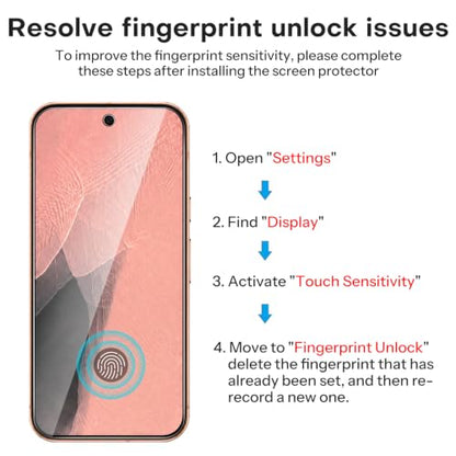 OMOTON 3+2 Pack for Google Pixel 11 Pro Screen Protector 6.3-inch - size: Pixel 11 Pro - 6.3 Inch