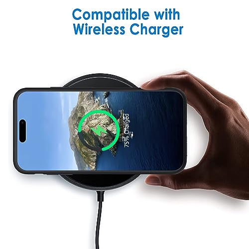 Battery Case for iPhone 15 Pro Max,Upgraded 12000mAh Rechargeable Portable Protective Extended Charger Case Wireless Charging Compatible with iPhone 15 Pro Max (6.7 inch) Charging Case & Carplay-Black - size: iPhone 15 Pro Max