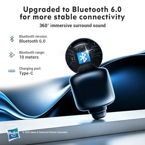Transformers Clip-On Earbud (Megatron Black) - color: Megatron Black