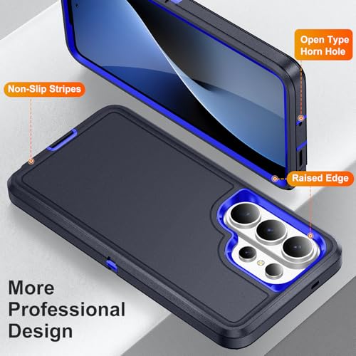 Shockproof Case for Samsung Galaxy S26 Ultra 6.9 inch,Heavy Duty Rugged Military Grade Protection,Hard Sturdy Phone Cover for Samsung S26 Ultra,Deep Blue - color: Deep Blue