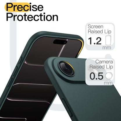 JETech Slim Case for iPhone Air, Midnight Green - color: Midnight Green