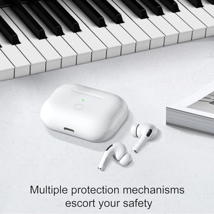CCAN Wireless Charging Case Compatible with Air Pod Pro 2nd & 1st Generation, Air Pod Pro 2 1 Charger Case Replacement with Bluetooth Pairing Sync Button