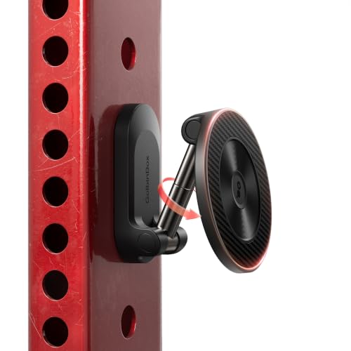 GolbinBox All Metal Dual Magnetic Gym Phone Holder for MagSafe, Black - color: A-Black