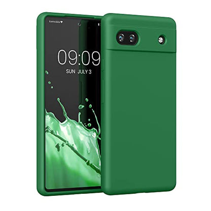 kwmobile Case Compatible with Google Pixel 6a Case - TPU Silicone Phone Cover with Soft Finish - Pixie Green - color: Pixie Green, size: Pixel 6a