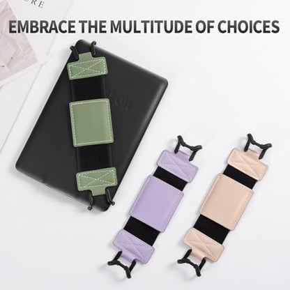 MoKo Soft Hand Strap for 6-8" Kindle eReaders Fire Tablet, Celadon - color: Celadon, style: Soft Pu Strap