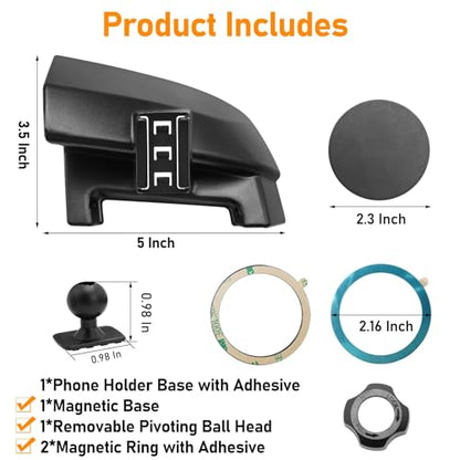 for Toyota Tundra Phone Holder 2007-2013 for Air Vent,Black - size: 07-13 Tundra Phone Holder