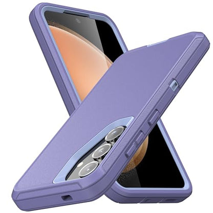 MXX Case Designed for S24 Plus Compatible with S25 Plus/ S24 Plus 3-Layer Super Full Heavy Duty Body Bumper Cover/Shock Protection/Dust Proof, case 5g 2024 (Purple) - color: Purple, size: Galaxy S24+ / S25+