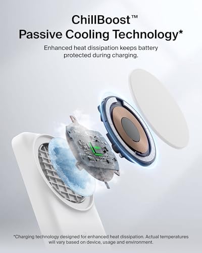Belkin Qi2.2 25W Wireless 3 in 1 Foldable Fast Charging Station for iPhone - color: White