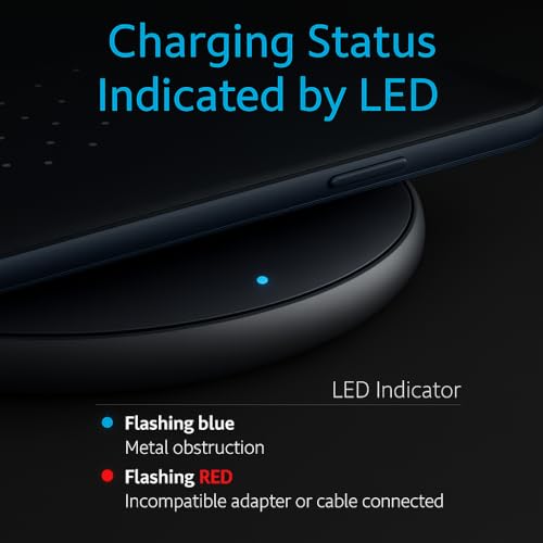 2 Pack 15W Fast Wireless Charger Compatible with iPhone and Samsung Galaxy - color: Gray