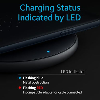 2 Pack 15W Fast Wireless Charger Compatible with iPhone and Samsung Galaxy - color: Gray