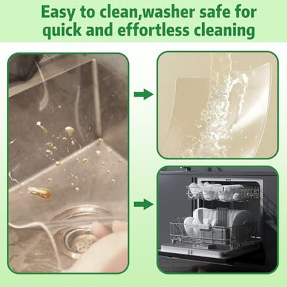 Non-Slip Cutting Board Mat, 10" x 15" Anti-Slip Cutting Board Mat for - color: Clear