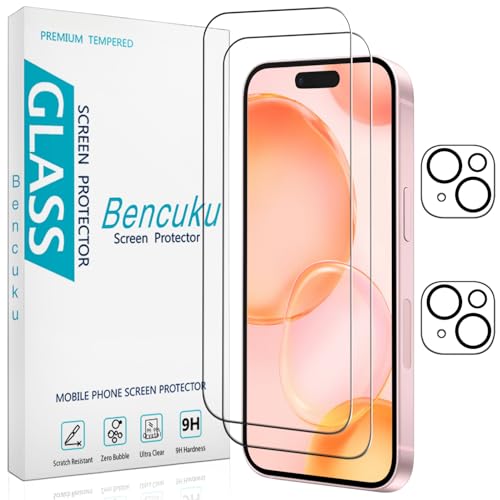 2+2 Pack Screen Protector for iPhone 15 Plus Tempered Glass - size: (Standard)iPhone 15 Plus 6.7 Inch
