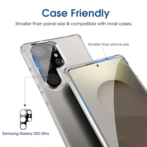 amFilm OneTouch for Samsung Galaxy S25 Ultra Screen Protector TemperedGlass - size: S25U-6.9"