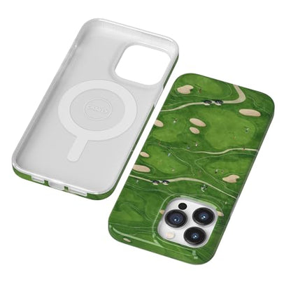 Casely iPhone 14 Pro Case | Clubhouse | The Back Nine | Compatible with MagSafe | Classic Ultra Thin Design - color: Clubhouse | The Back Nine, size: Iphone 14 Pro